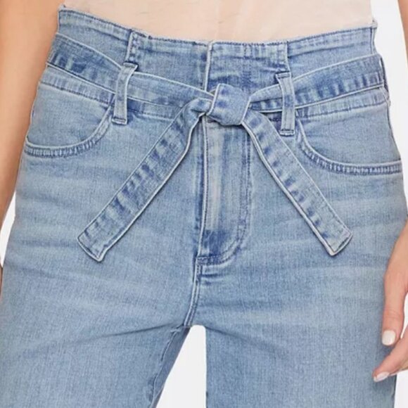 "TWO" by VINCE CAMUTO Belted Wide-Leg Jeans NEW WITH TAGS! - Picture 4 of 10